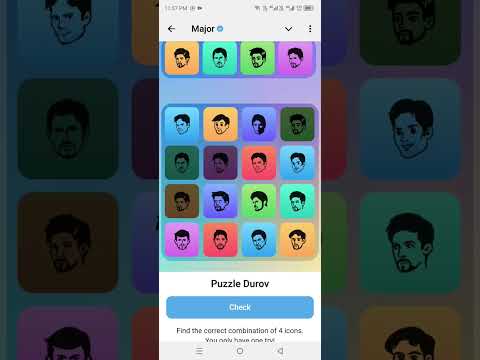 Puzzle Durov Major daily task | Major Airdrop Major Daily Tasks | 25 October