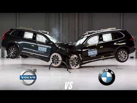 BMW X5 vs. Volvo XC90: 2024 Crash Test Results Comparison!