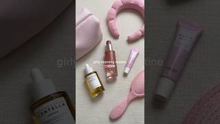 girly morning routine 🎀🍵 #girlygirl #girltherapy #pinkprincess #beauty #skincare #asmr