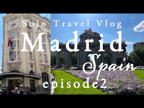 24 hours in Madrid🇪🇸Solo Travel Vlog🇪🇸EP2|Spain to Japan PCR test certificate| 🍽️tapas🍺 cafe🥐food4K