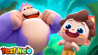 Down in the Jungle | How to Get Dressed🧢🧦| Nursery Rhymes & Kids Songs | Starhat Neo | Yes! Neo