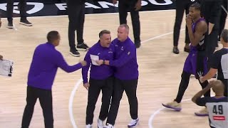 Raptors coach Darko Rajakovic EJECTED after irate reaction no-call vs. Grizzlies | NBA on ESPN