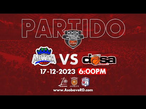 PARTIDO TBS LA VEGA: MATICA VS DOSA | 17-12-2023