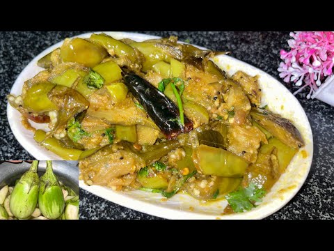 Vankaya pachi karam recipe || How to make Brinjal green chilly fry in telugu || Vankaya fry #brinjal