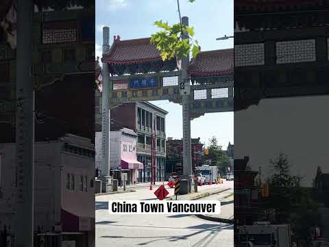 China Town  at Downtown Vancouver #chinatown #vancouver #familytime #shorts