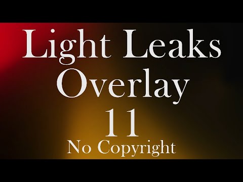 Cinematic Light Leak Overlays | Light Leaks | Full HD | 1920 X 1080 | Stock Video  | LL11