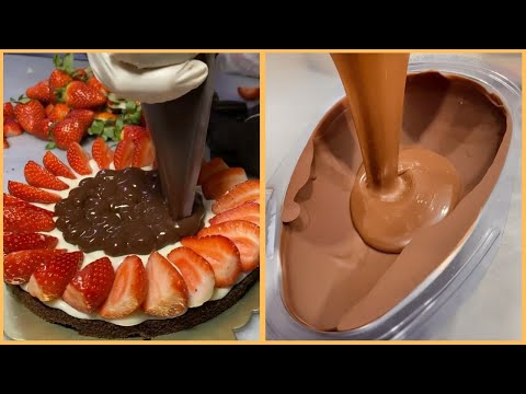 Satisfying Yummy Desserts & Ice Cream | Yummy And Satisfying Dessert |  Delicious Chocolate Cakes