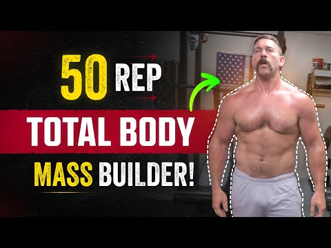 50 Rep Full Body Workout Build Total Body Strength, Size, & Muscularity | Coach MANdler