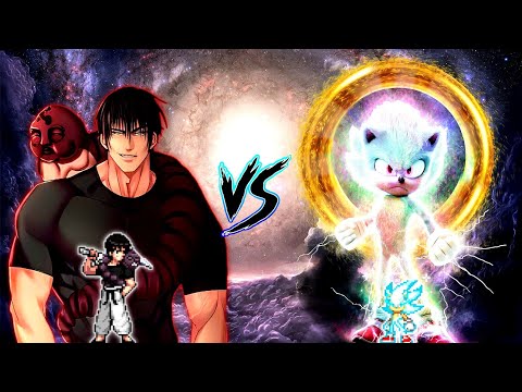 Toji Fushiguro V4 (Inseph) (New) VS Sonic Chaos V4 (all form) in Jump Force Mugen