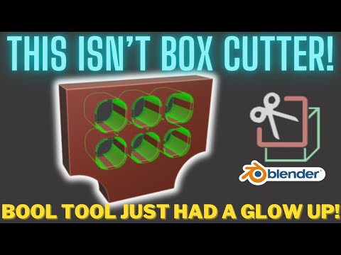 Blender's native Bool Tool / Carver got an upgrade!