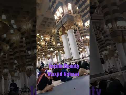 Beautiful Inside Masjid Nabawi #live #madina #masjidnabawi #beautiful #shorts