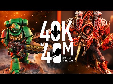 Burning Hot! Salamanders vs Adepta Sororitas Warhammer 40k in 40m