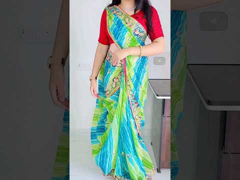 new styles saree draping tutorial step by step #sareedrapping #saree #shorts #ytshorts