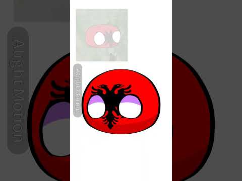 ⭐| Albania's Wait! dance ✨ // #countryballs #shorts #viral #funny #fyp #animation #edit #memes |⭐