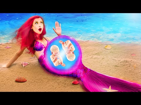 RICH VS POOR MERMAID! How to Become a Mermaid, Extreme Transformation by Zoom GO!