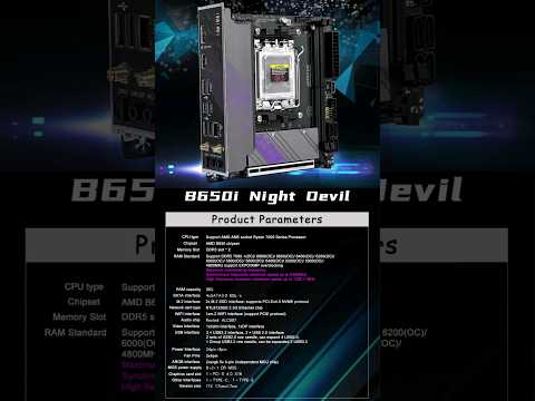 am5 most affordable b650 chipset mitx. jginyue b650i night devil am5 ddr5 motherboard LOOKS GREAT