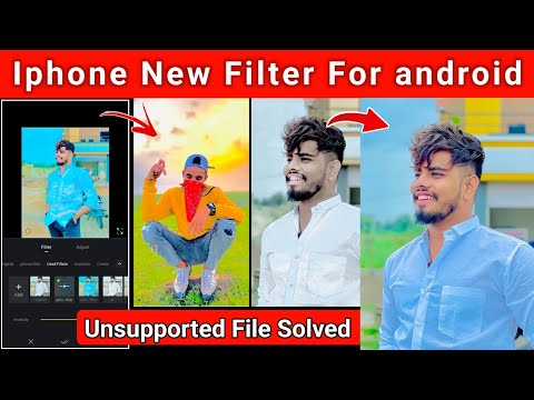 Iphone Filter for Video | VN Filter Unsupported File Problem Solve | New filter Vn Apps