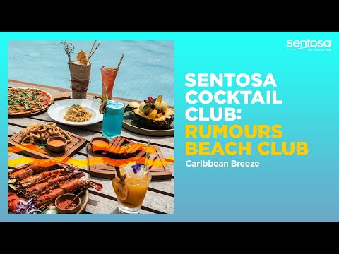 Caribbean Breeze Cocktail Recipe | Sentosa Cocktail Club