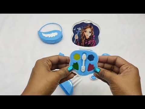 Diy Unboxing Amazing Mini doll makeup set/Miniature @dolliyon @mini clay #vpafamily5631