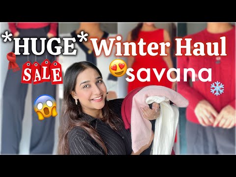 *FALL/WINTER FINDS* 🍂🤎 Savana try on haul🎀 | Cardigans, Dresses,Jewellery & More| Rashi Shrivastava