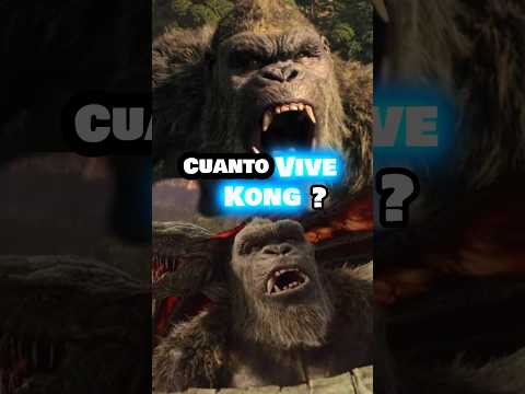 CUÁNTO puede llegar a VIVIR la RAZA de KONG? #godzilla #monsterverse #kong #godzillaxkong #shorts