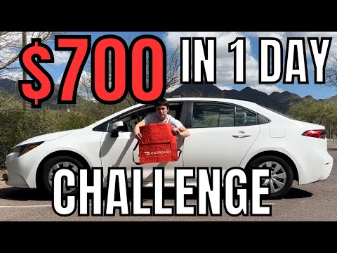 $700 IN ONE DAY DoorDash/Uber Eats Challenge (8th Attempt)