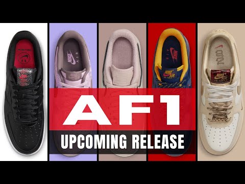 REST OF 2024 Nike Air Force 1 & 2025 Upcoming Release