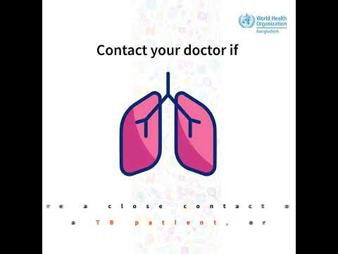 Remember Tuberculosis is curable.