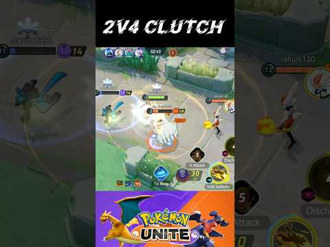 2v4 Clutch with Zeraora 💥🔥|| Pokemon unite