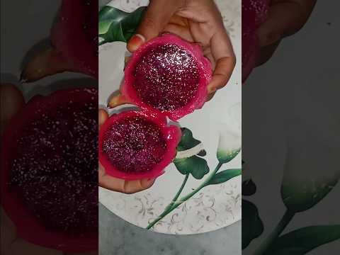 #first time eating pink dragon fruit #dragonfruit #healthy #trend #cookingchannel @SnigdaVantalu