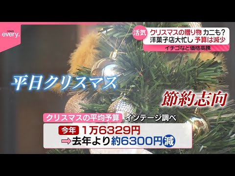 【きょうの1日】予算は去年より減少も…せめてこれだけは「クリスマスのプチぜいたく」は？