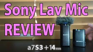 Sony Lav Mic REVIEW ECM-W2BT pros cons samples comparison