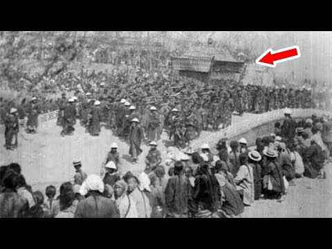 光緒皇帝1909年葬禮珍貴照片：高達7920人抬皇棺，圍觀百姓一舉動很尷尬