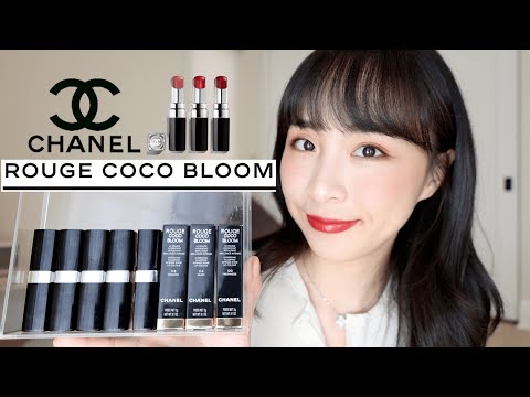 🖤NEW💄CHANEL ROUGE COCO BLOOM LIPSTICKS | 香奈儿2021新品COCO BLOOM口红试色