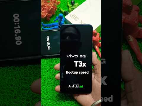 Vivo T3x Bootup Time Speed test Review 🔥#vivot3x #vivo #shorts #speedtest