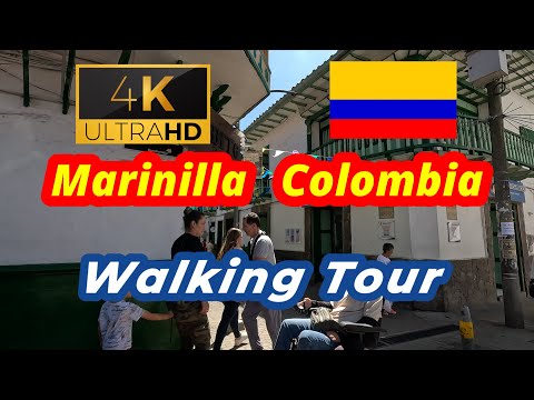 🇨🇴【4K 60fps】WALK - MARINILLA  ~ Walking Tour - Colombia