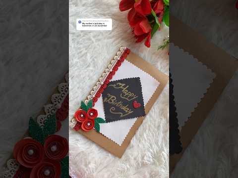 Comment your birthday date for this type of video|Handmade birthday card idea|Easypapercraft#shorts