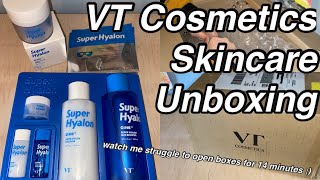 VT Cosmetics Unboxing! Super Hyalon Skin Care Set!