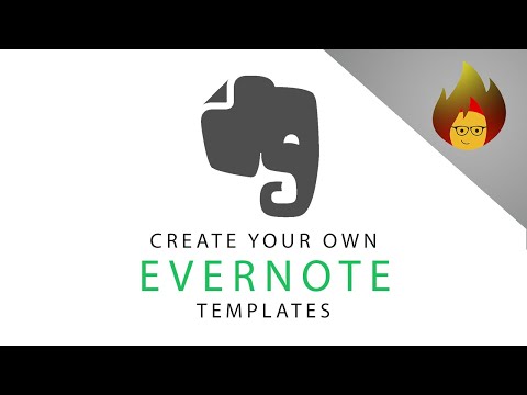 Evernote TEMPLATES How to Create them Yourself.. | EVERNOTE PC