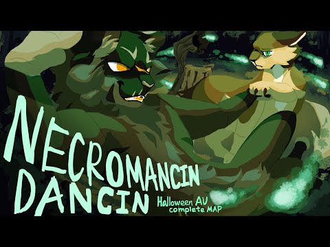 Necromancin' Dancin' || COMPLETE Warrior Cats Halloween AU MAP