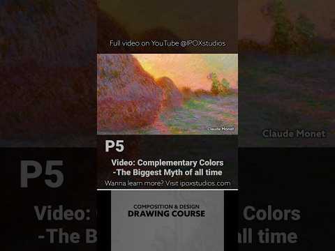 Understanding this concept will help you control complementary colors! #colortheory #myth #art