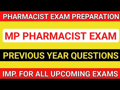 Pharmacist exam preparation | MP | HSSC | OSSSC | PMC | AIIMS | Z.P. Pharmacist exam #pharmabullet