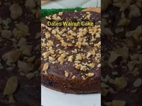 Dates walnut cake#datescake #walnutcake #healthycake #shorts #trending #youtubeshorts