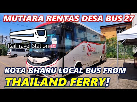 PENGKALAN KUBOR TO KOTA BHARU LOCAL BUS! 🇲🇾🚌 Mutiara Rentas Desa Bus 27 Pengkalan Kubor→Kota Bharu