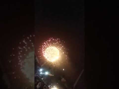 Dussehra celebrations at Ursu, Warangal || Fire works shot in slow motion