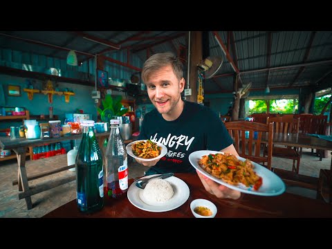 Exploring Sacred Cave, Ruins and Local THAI Food - Motorbike Tour in KANCHANABURI Thailand 2020