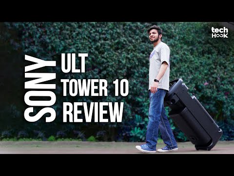 INDIA's LOUDEST Speaker?! Sony ULT Tower 10 Review - MASSIVE Bass & RGB Lights!