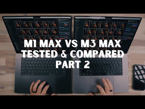 Retest! MacBook Pro M3 Max vs M1 Max Full Spec Models Compared MacOS Sonoma 14.1.2