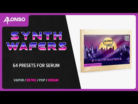 Alonso Snacks Synthwafers (64 Presets For Serum) Synthwave, Retro, Dream, Pop, Vapor