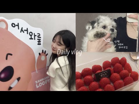 vlog. 나는 일주일동안 이런 것들을 해요 | 에세이 추천 | 울 아빠 등쟝 •••